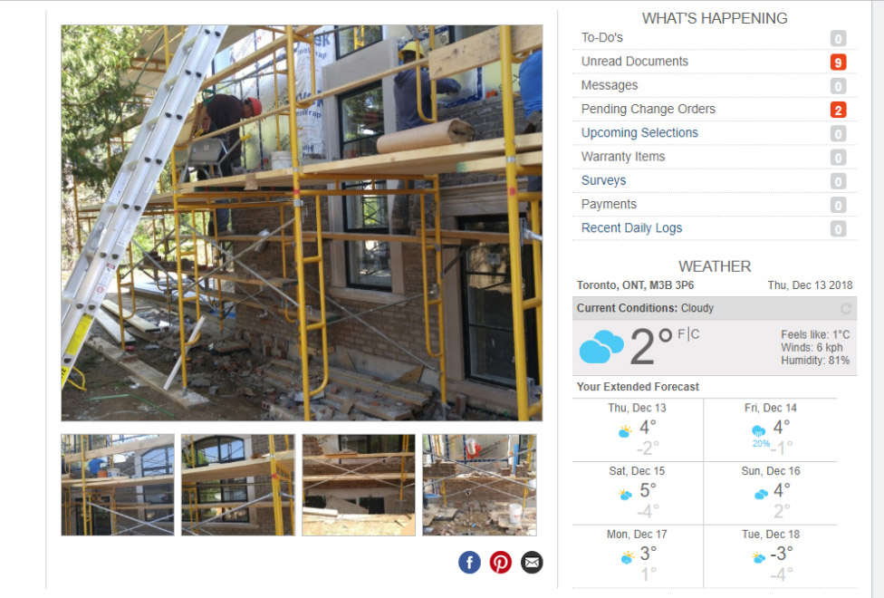 RS Homes client CRM