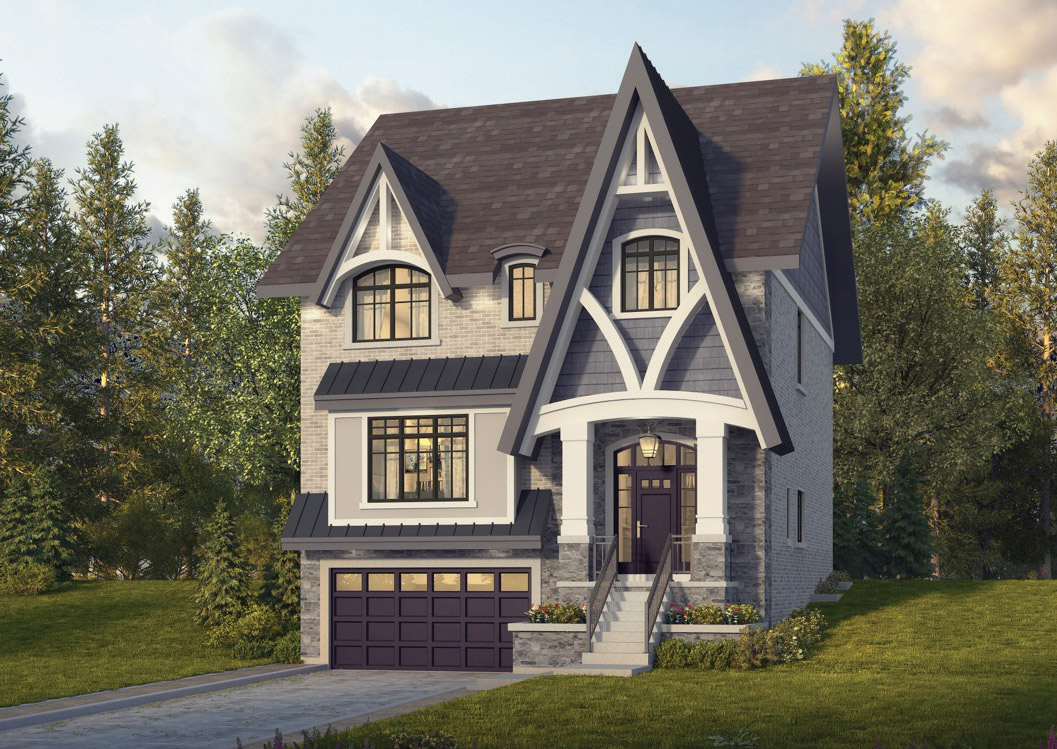 Custom home design render