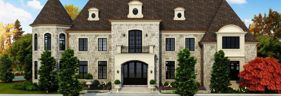 RS HOMES & Ariel Muller Designs Collaborate On A Stately French Chateau Residence